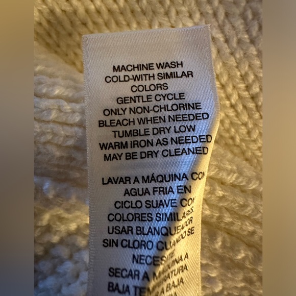 Chico’s Ivory Long Open Cardigan Sweater - Picture 6 of 8